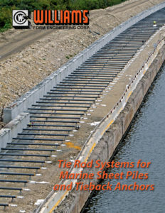 Tie Rod Systems for Marine Sheet Piles & Tieback Anchors